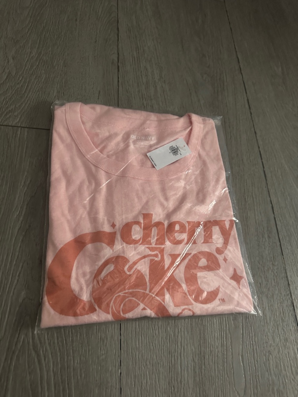 NWT Cherry Coke Pink Graphic T-Shirt size Large - Picture 5 of 6